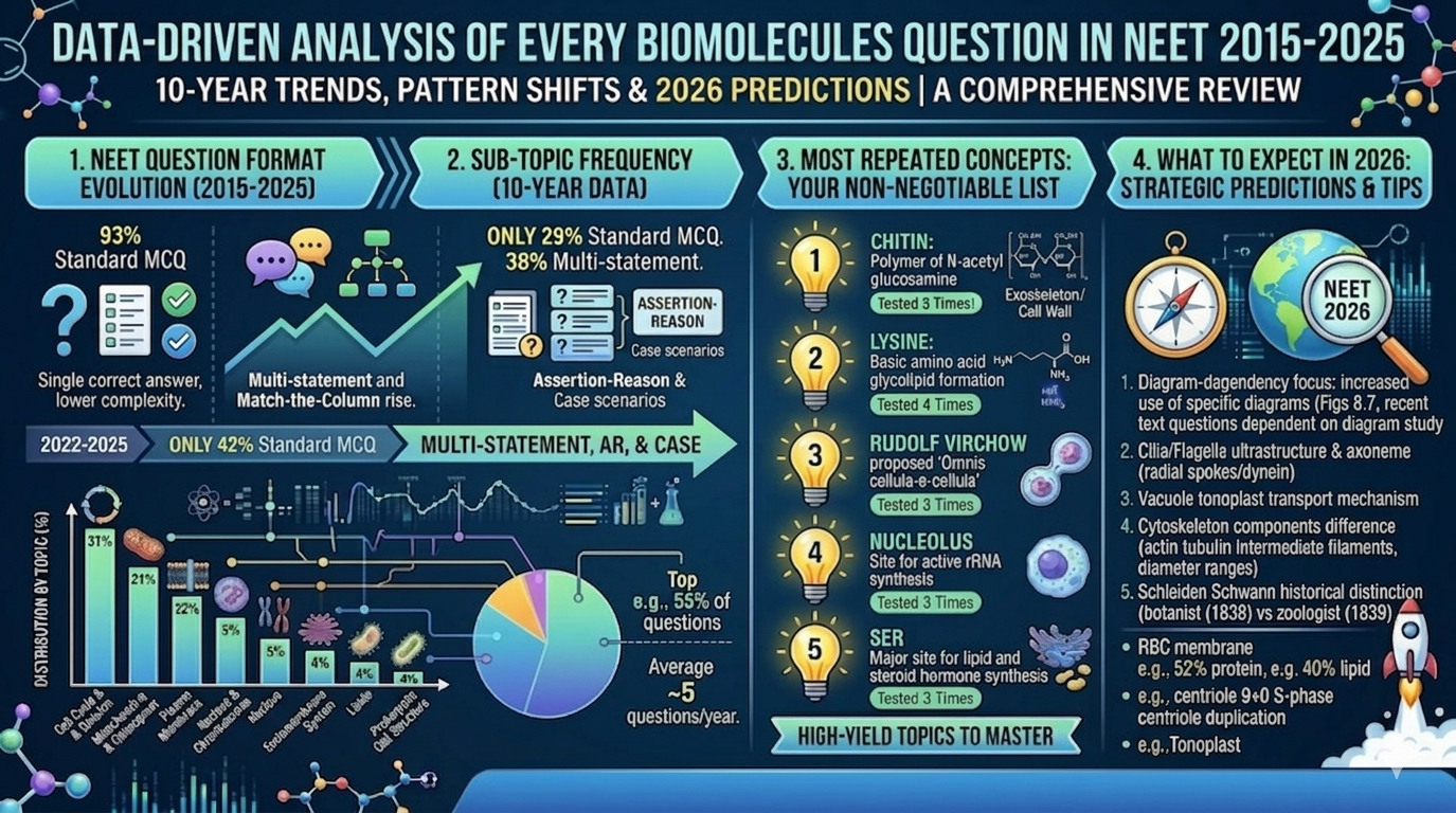 Cell: The Unit of Life NEET PYQ Analysis (2015–2025) — Trends & 2026 Predictions